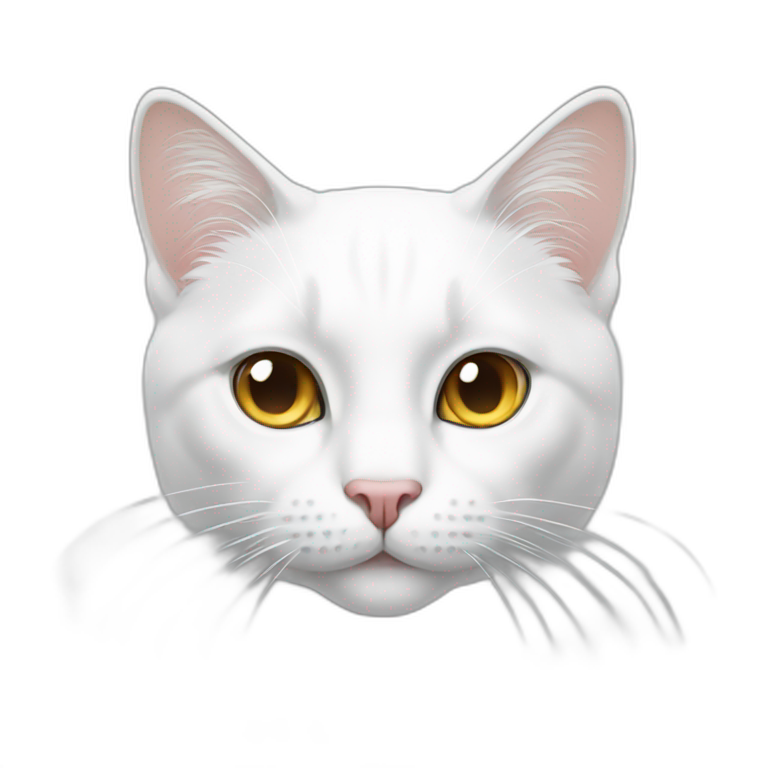 white cat emoji emoji