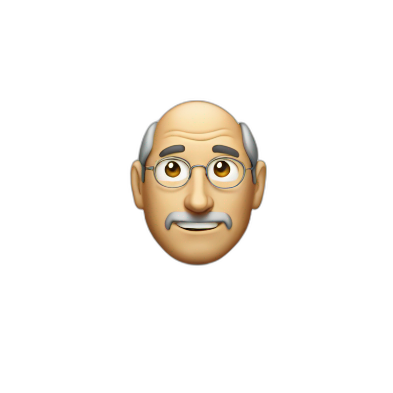 Steve Jobs apple emoji