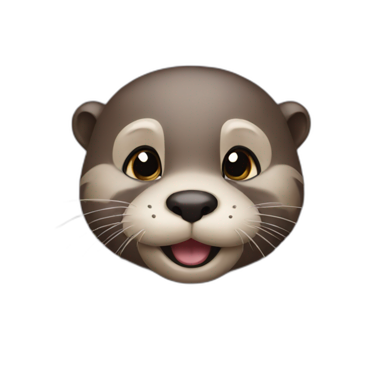 Otter sarcastic emoji