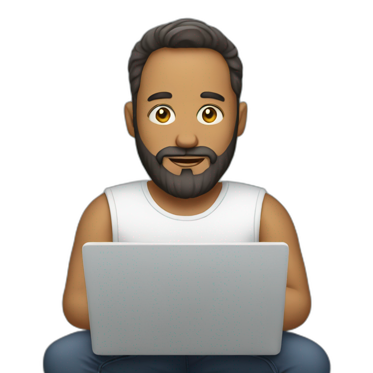 bearded-man-with-laptop emoji