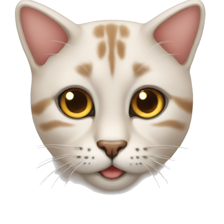 Gato con ojos tiernos emoji