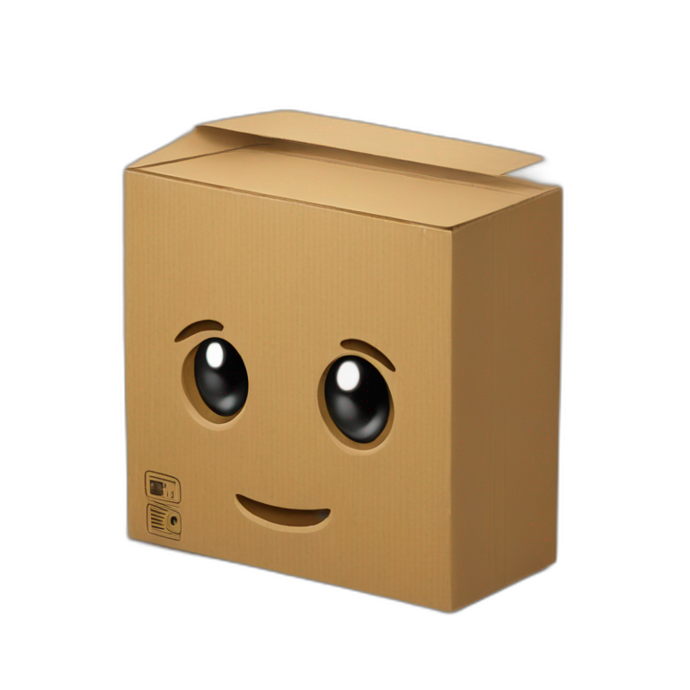 cardboard computer emoji
