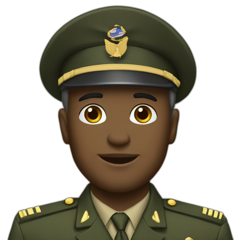 Army commander emoji