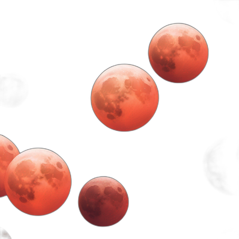 red moon emoji