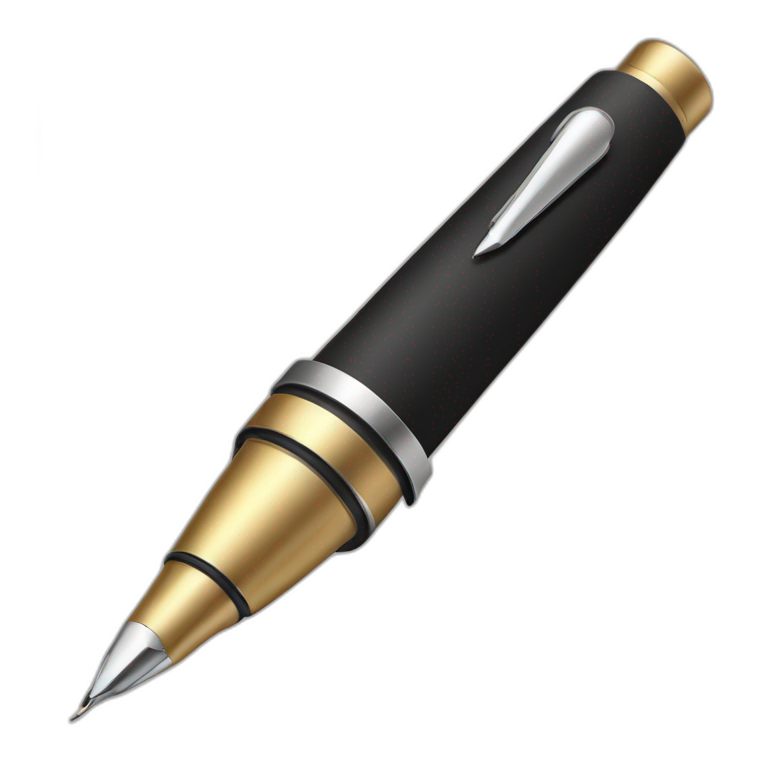 vector application pen tool fountain pen tip emoji