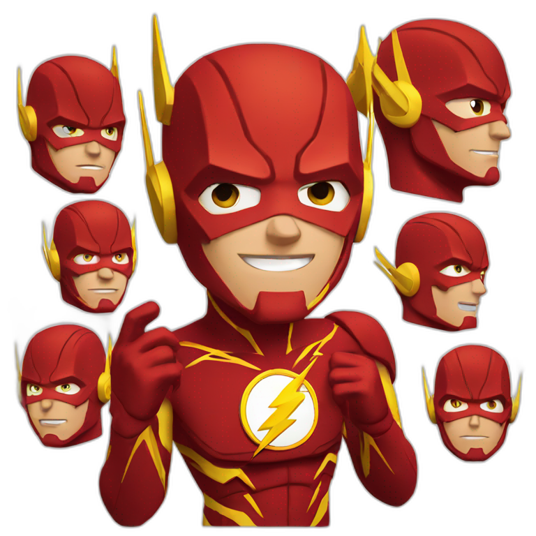 The flash  emoji