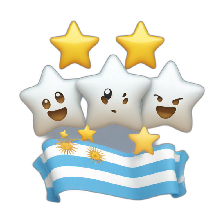 Argentina three stars emoji