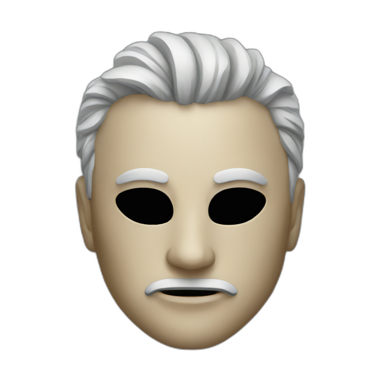 Mask man emoji