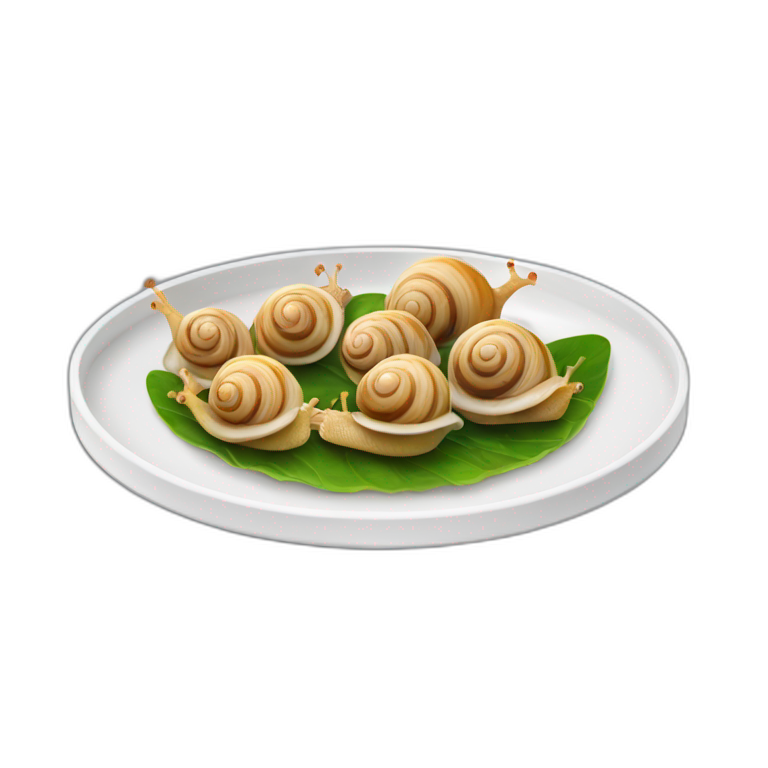 plate of snails emoji