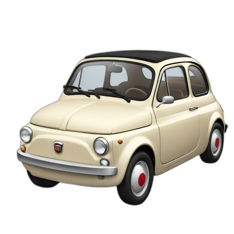 Fiat 500 car emoji