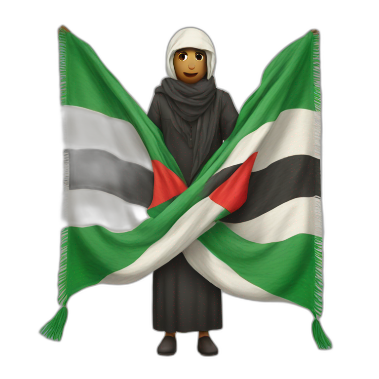 Palestine scarf emoji