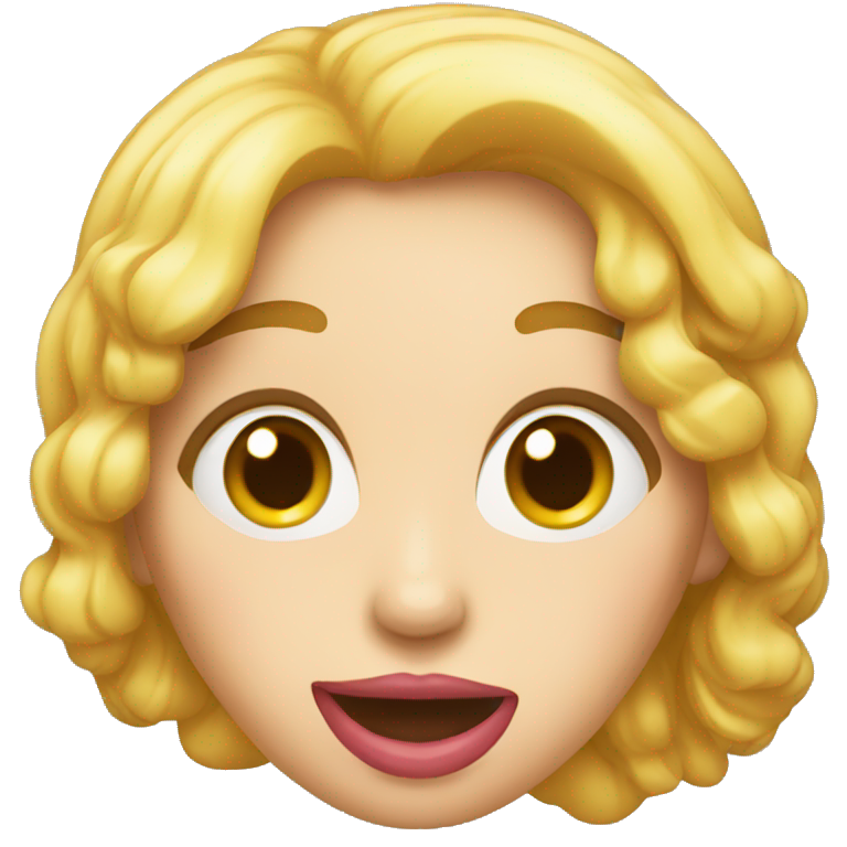 woman with tongue out emoji