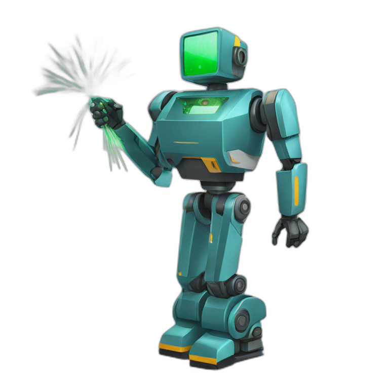 laser robot weeding emoji