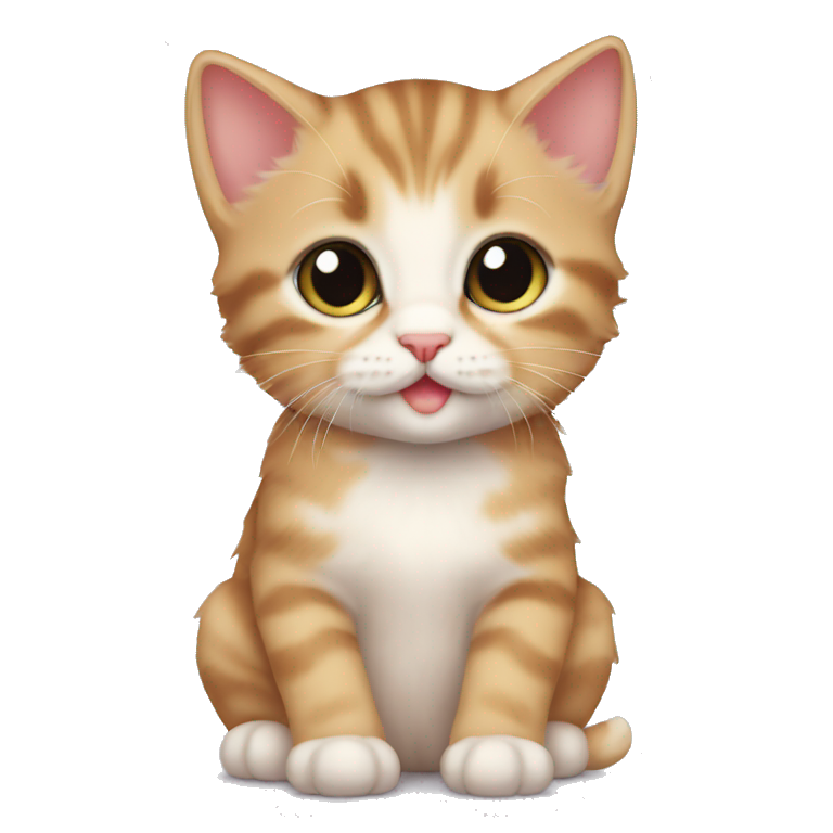 The cutest baby kitten in the world emoji