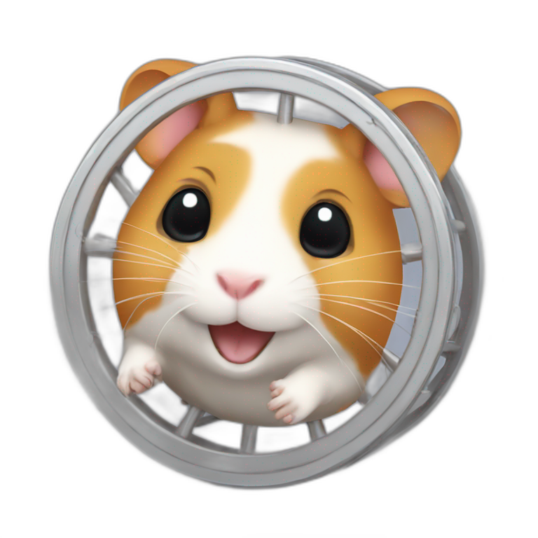 hamster running in wheel emoji | AI Emoji Generator