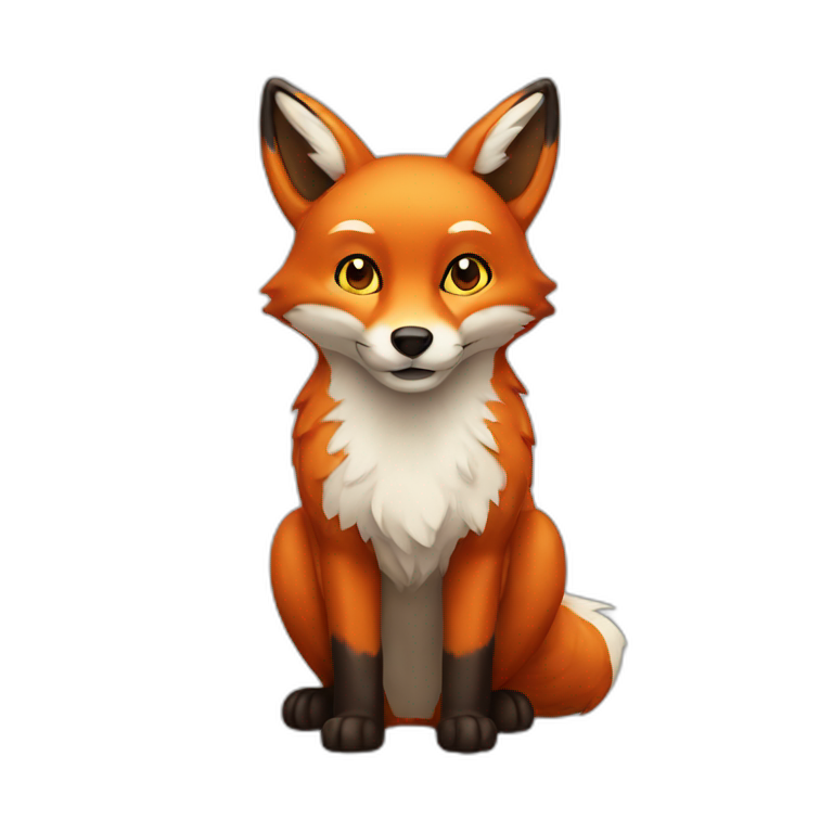 a fox emoji