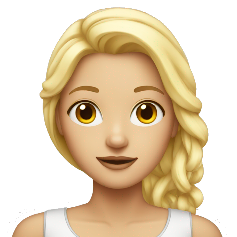 Blonde girl emoji