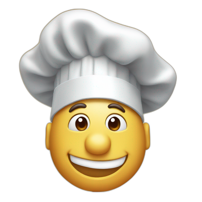 Ratatouille on the chef head emoji