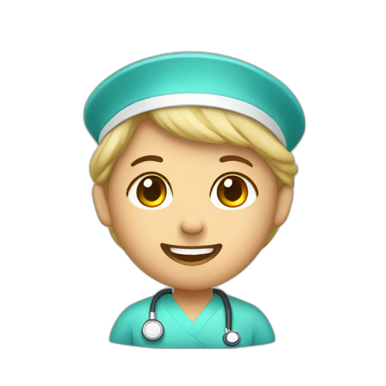 Symbol of nursing emoji