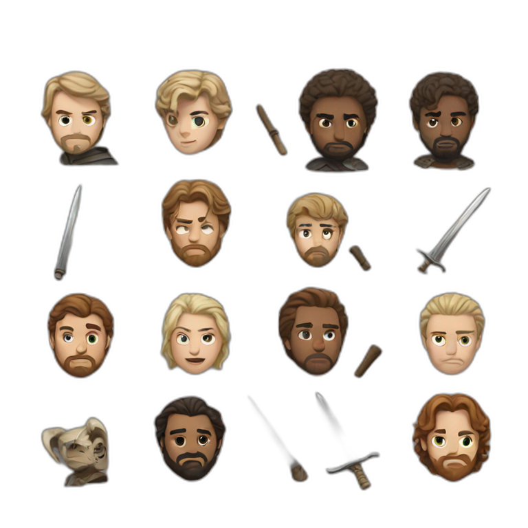 Game of thrones emoji