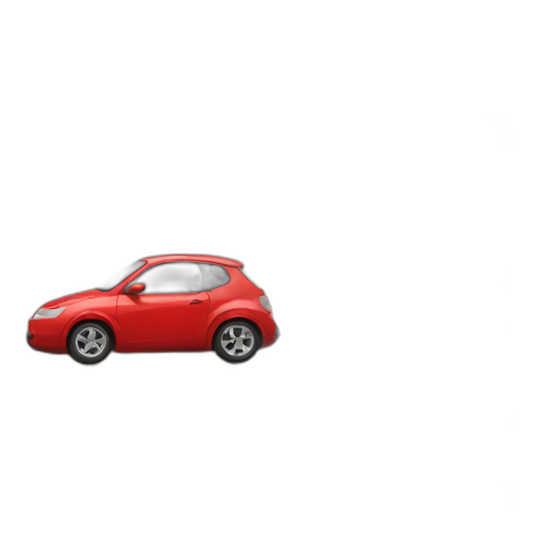 Car red emoji