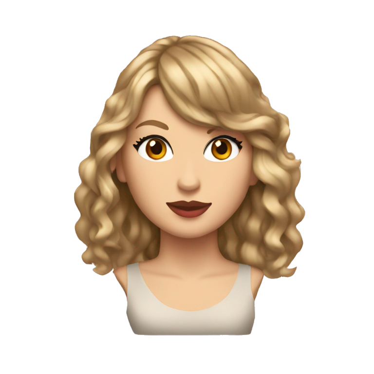 Taylor Swift in fearless emoji