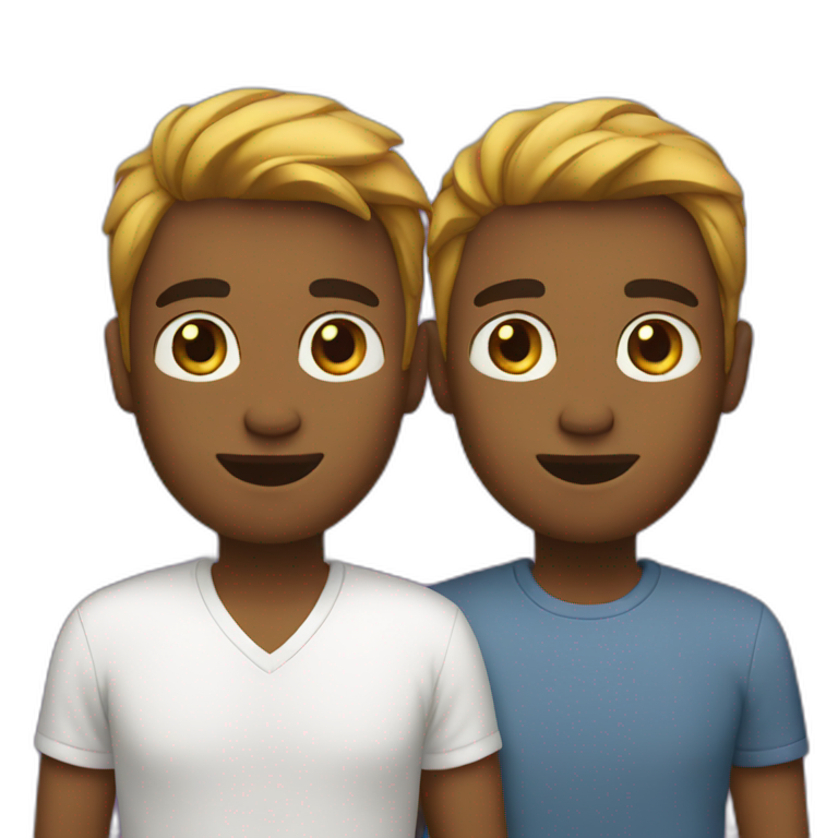 Couple gay emoji