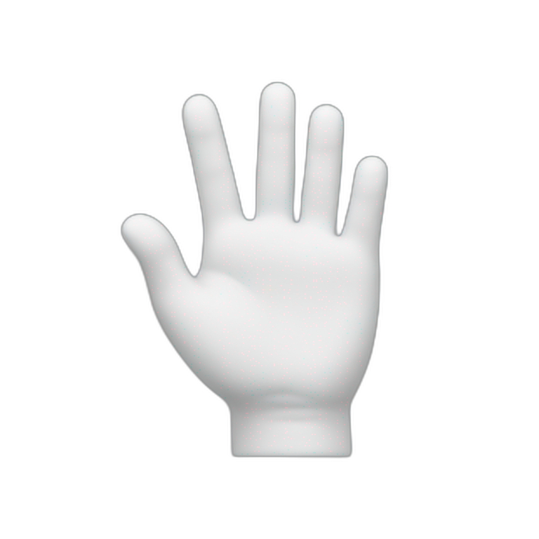 Emoji showing smart gesture emoji