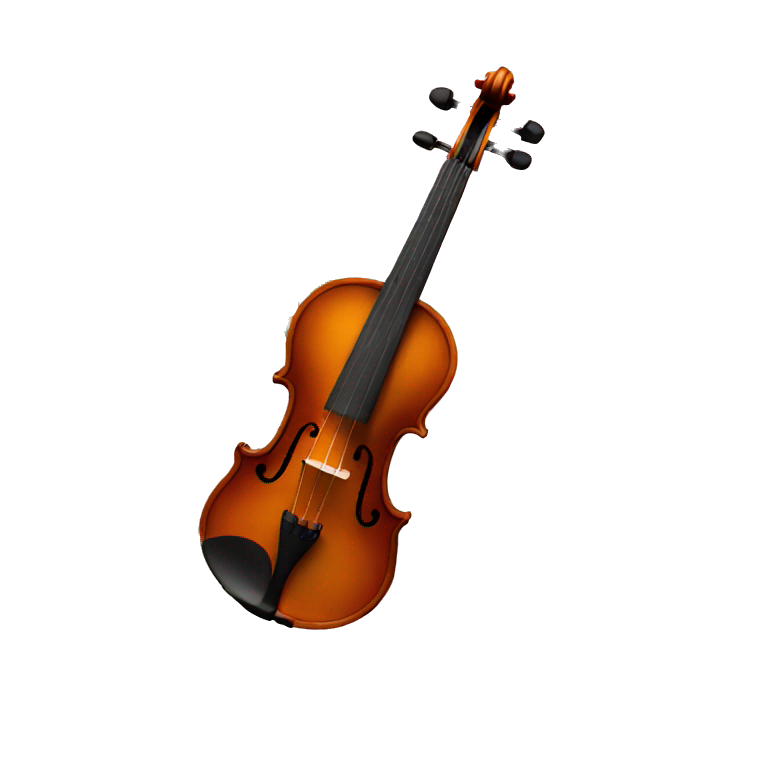 Violin and roses emoji