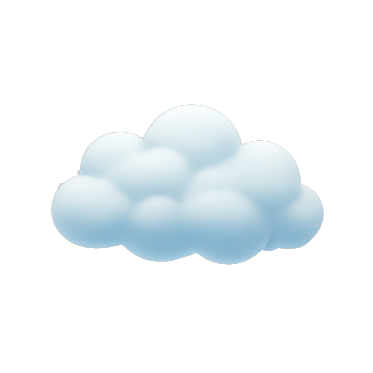 Cloud emoji