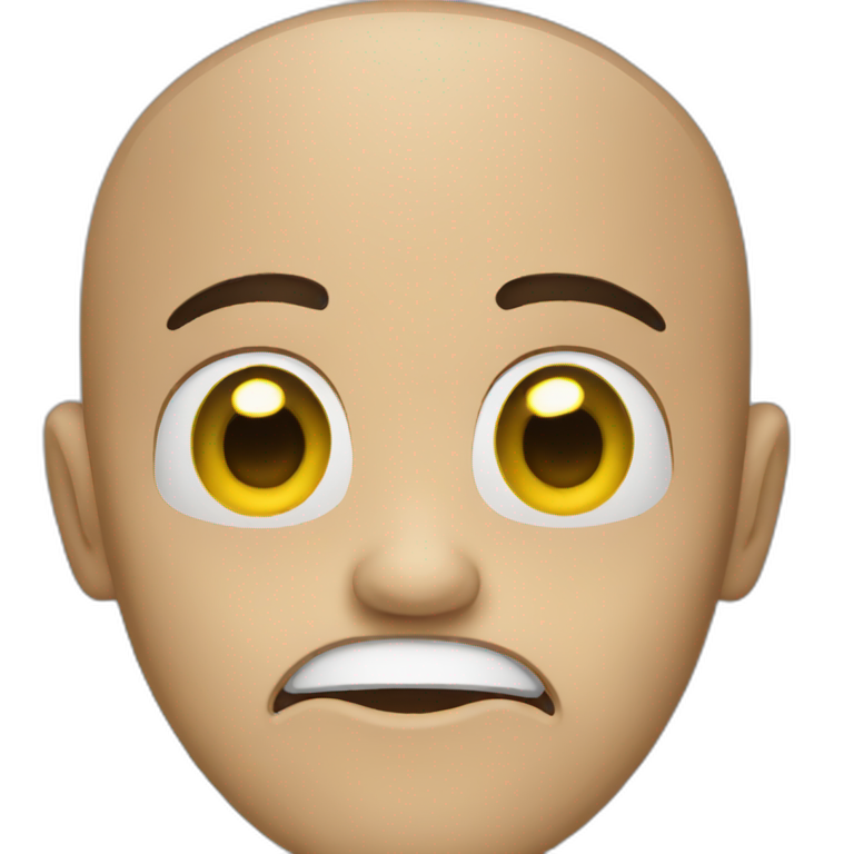 Terrifying look  emoji