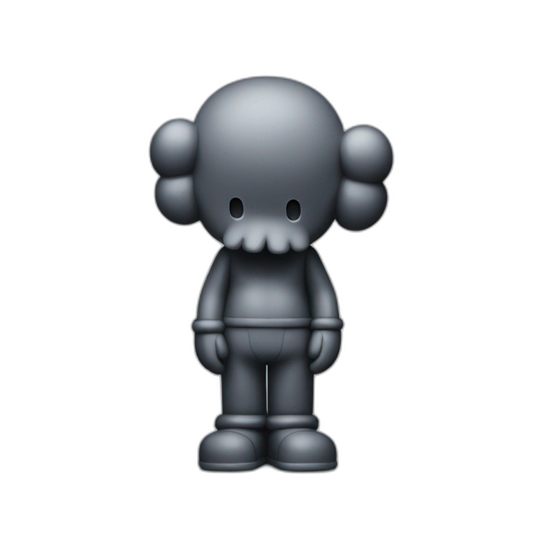 kaws figure emoji