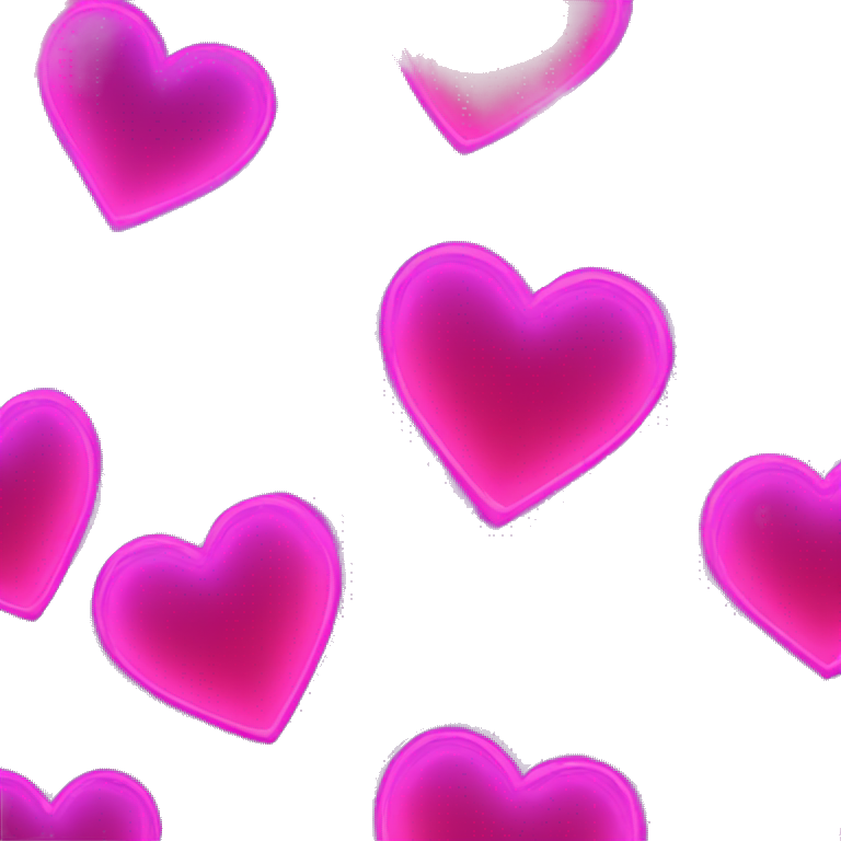 heart glowing neon  emoji