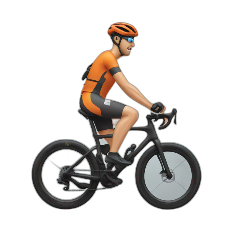 mountain cyclist emoji