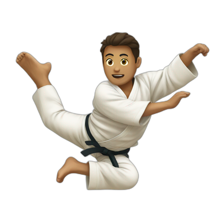 Judo throw emoji