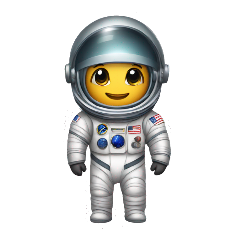 Serpientes con un traje de astronautas  emoji
