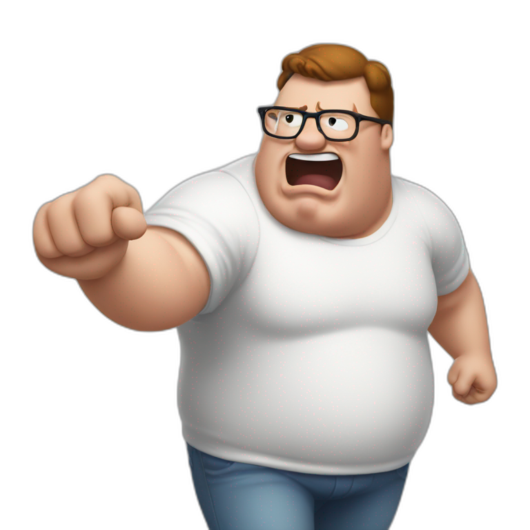 Peter griffin hitting the griddy emoji