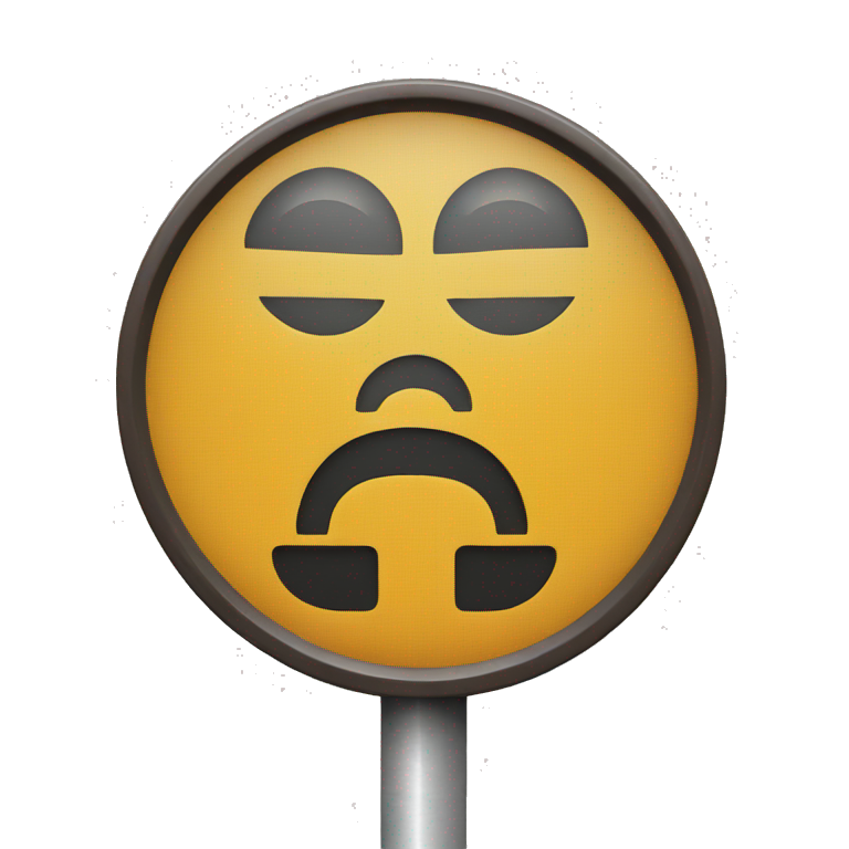 no speed limit sign emoji