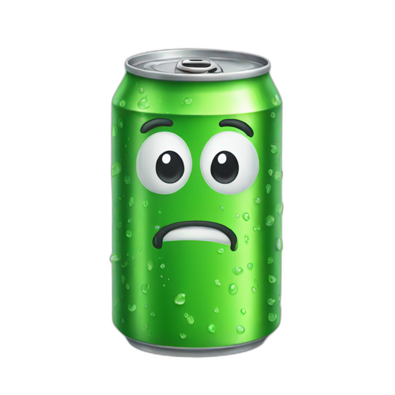 green soda can emoji