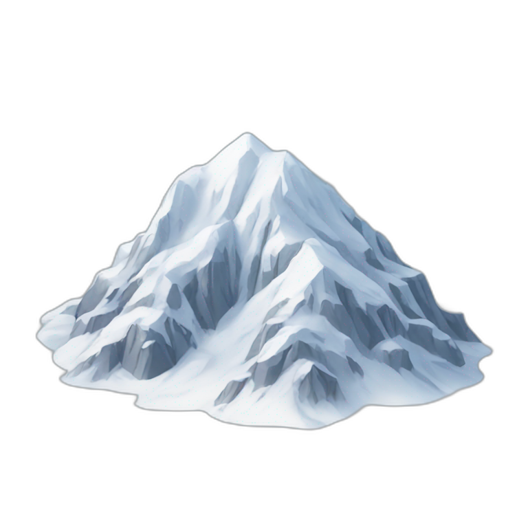 snowy mountain  emoji