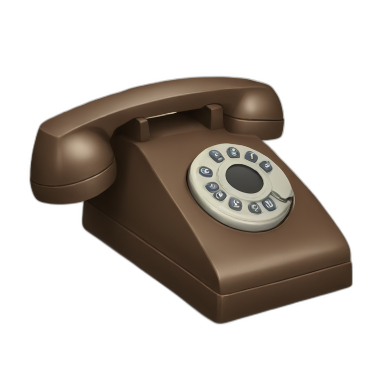 Old phone emoji