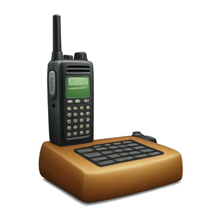 old school walkie talkie emoji