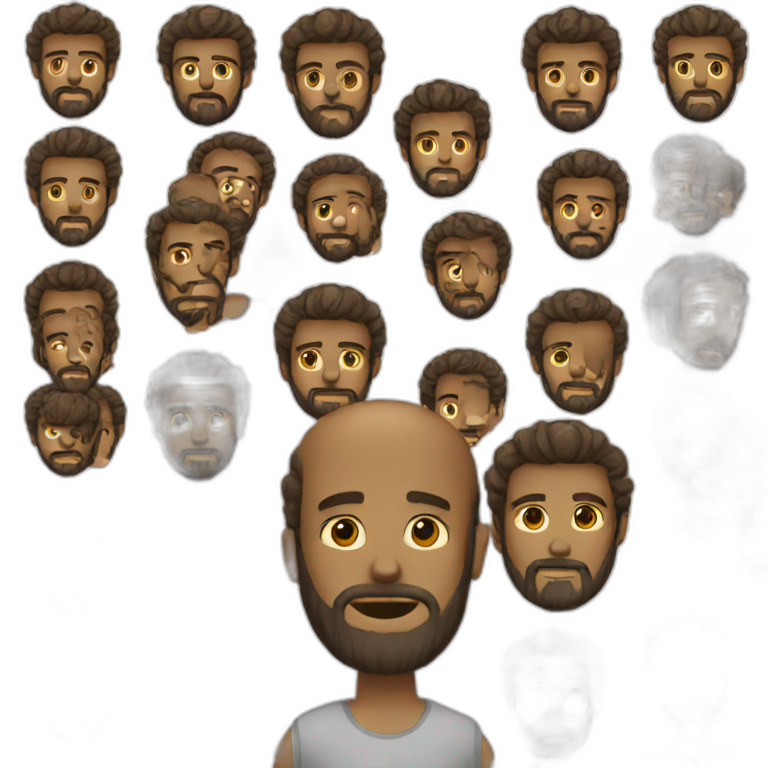 tall guy with beard emoji