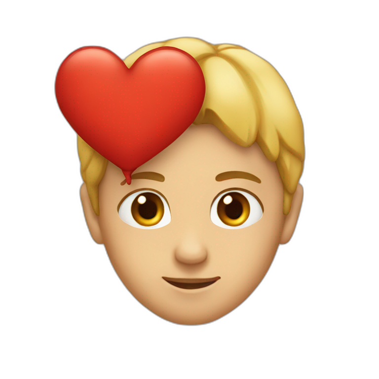 The red heart emoji