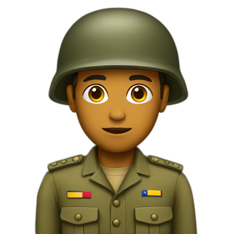 soldier colombian emoji