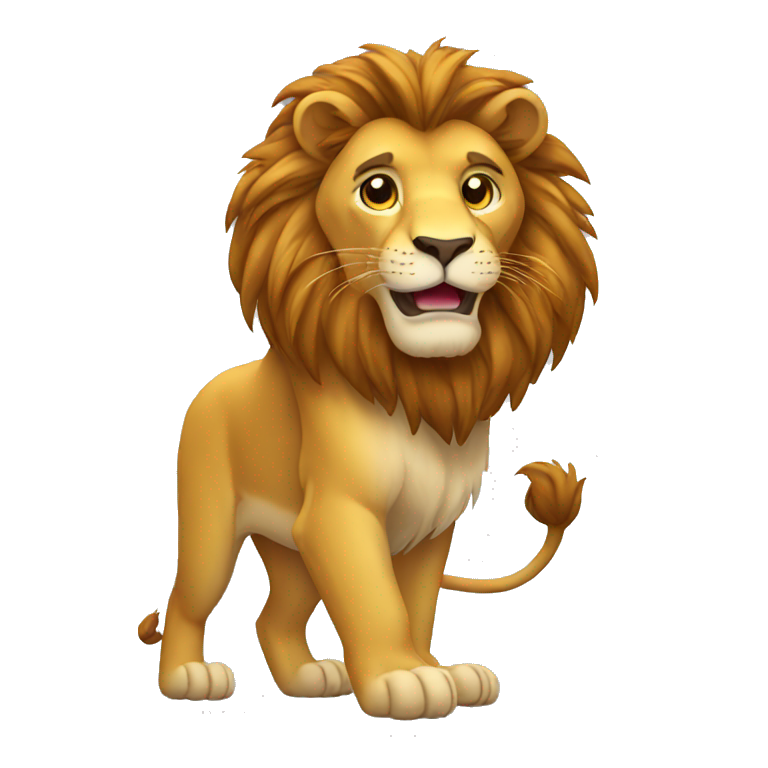 Lion with thubsup emoji