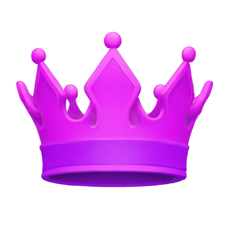 Neon Purple pink crown with the name FOUNDER emoji