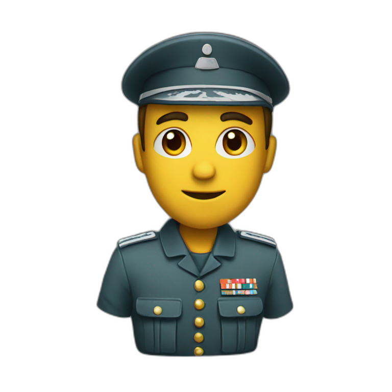Soldat spatial emoji