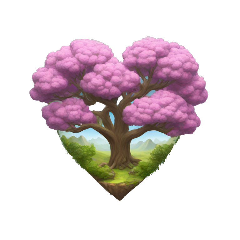 heart-shaped nature emoji