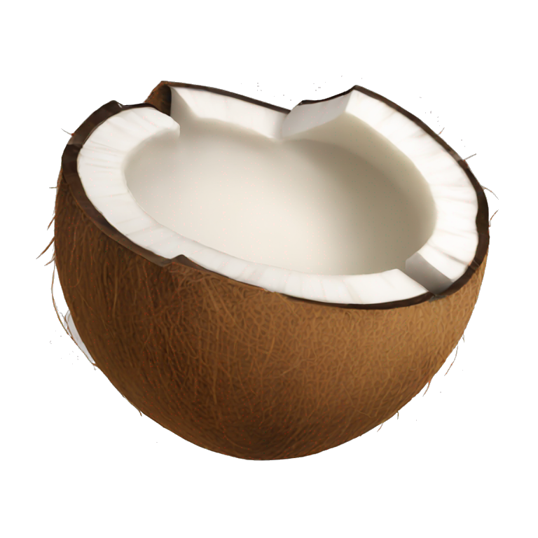 open coconut emoji